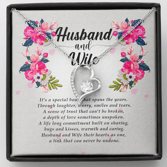 Best Wife Gift from Husband, Forever Heart Necklace