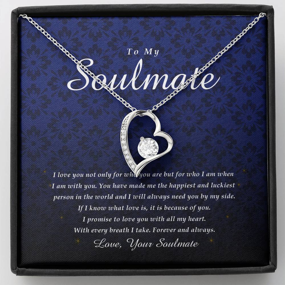 Forever Heart Necklace, To My Soulmate