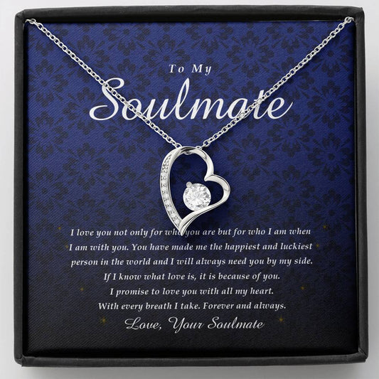 Forever Heart Necklace, To My Soulmate