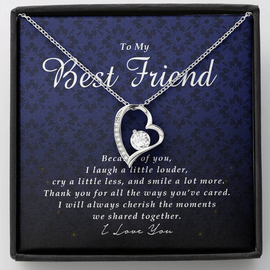 Forever Heart Necklace, To My Best Friend