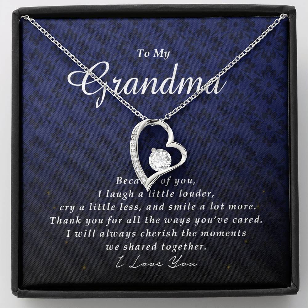 Forever Heart Necklace, To My Grandma