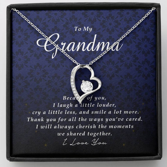 Forever Heart Necklace, To My Grandma