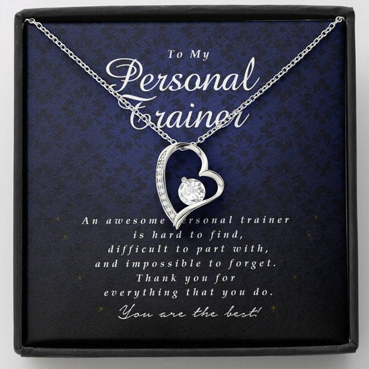 Forever Heart Necklace, To My Personal Trainer