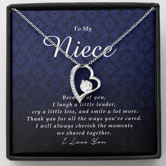 Forever Heart Necklace, To My Niece