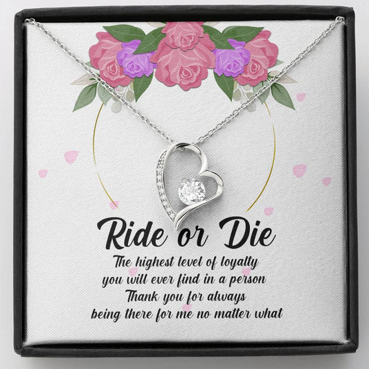 Forever Heart Necklace, Best Friend Jewelry