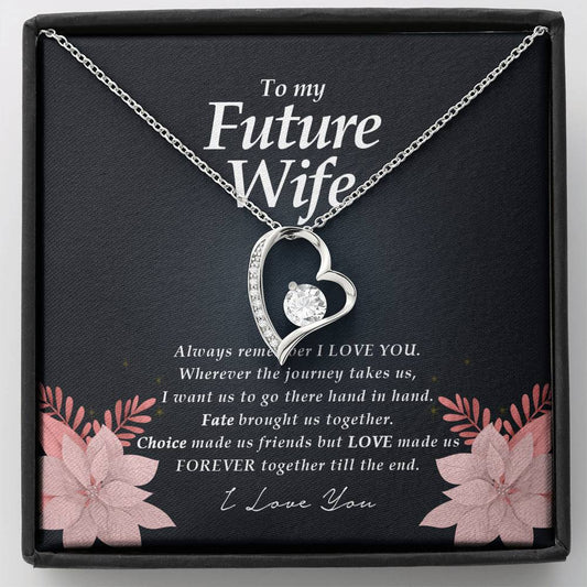 Forever Heart Necklace, To My Future Wife