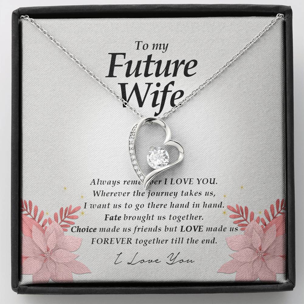 Forever Heart Necklace, To My Future Wife