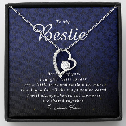 Forever Heart Necklace, To My Bestie