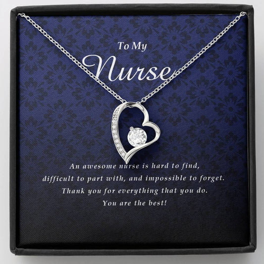 Forever Heart Necklace, Nurse Gift