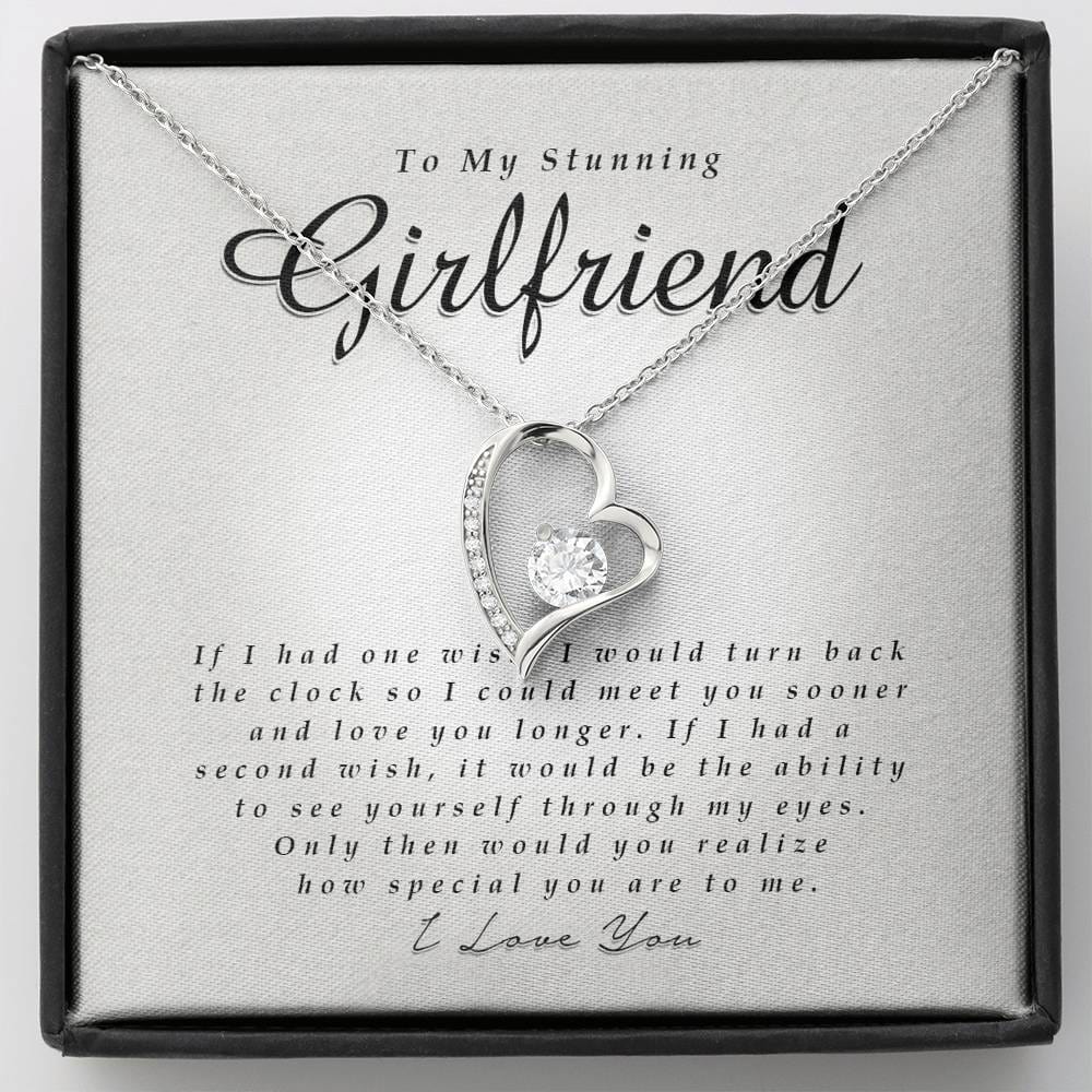 Forever Heart Necklace, To My Stunning Girlfriend