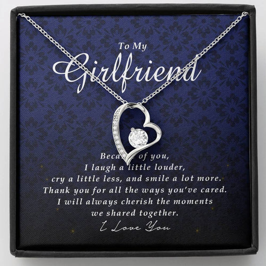 Forever Heart Necklace, To My Girlfriend