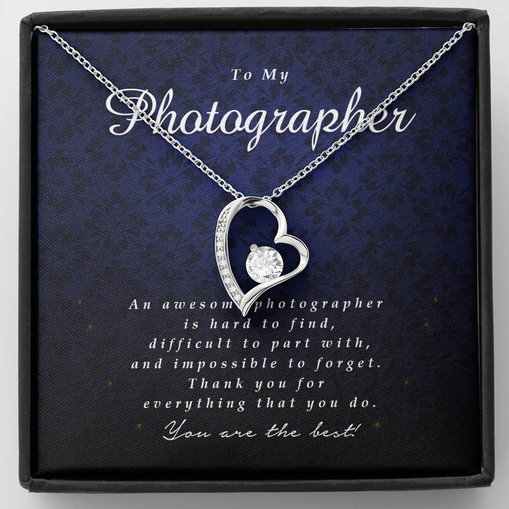 Forever Heart Necklace, To My Photographer