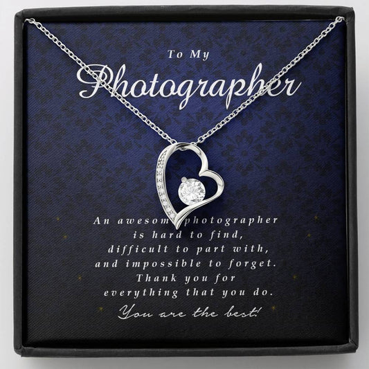Forever Heart Necklace, To My Photographer