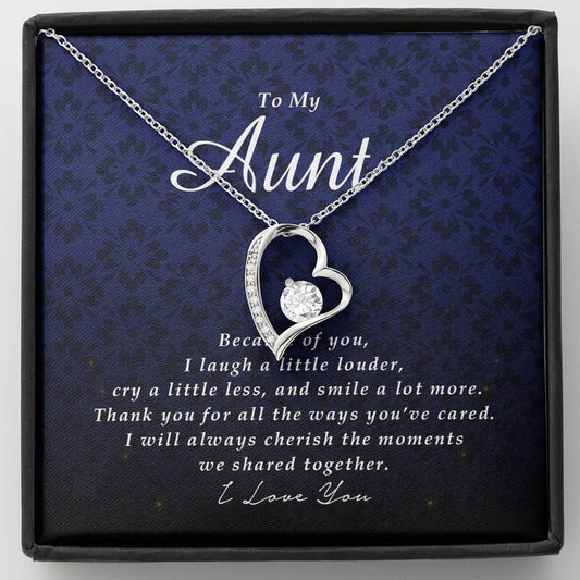 Forever Heart Necklace, To My Aunt