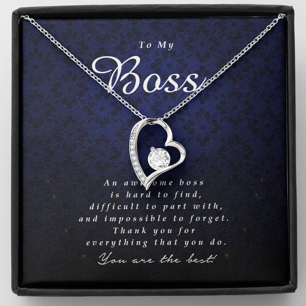 Forever Heart Necklace, To My Boss