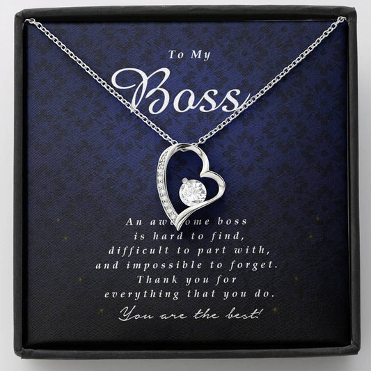 Forever Heart Necklace, To My Boss