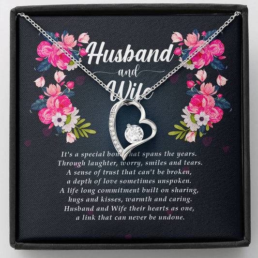 Best Wife Gift from Husband, Forever Heart Necklace