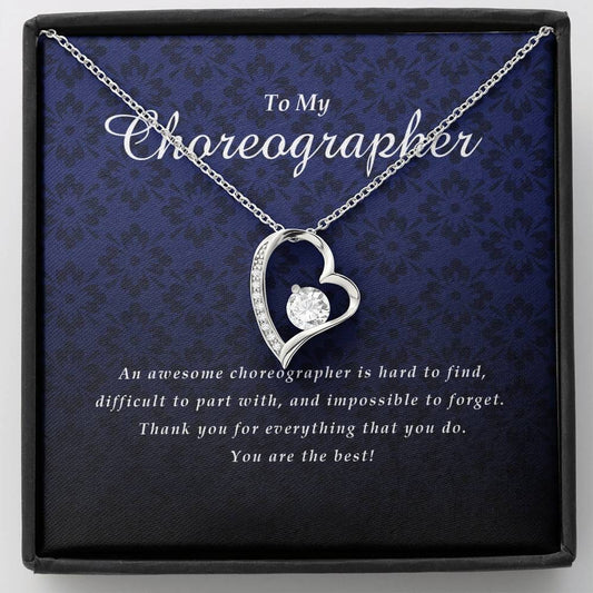 Forever Heart Necklace, Choreographer Gift