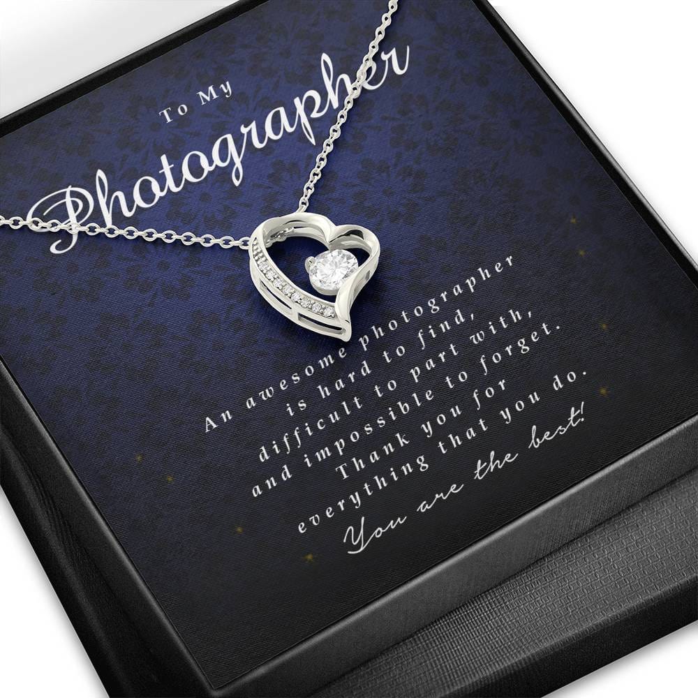 Forever Heart Necklace, To My Photographer