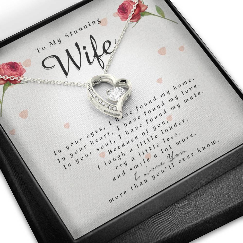 Forever Heart Necklace, To My Stunning WIfe