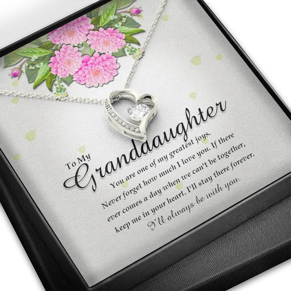 Forever Heart Necklace, Granddaughter Gift