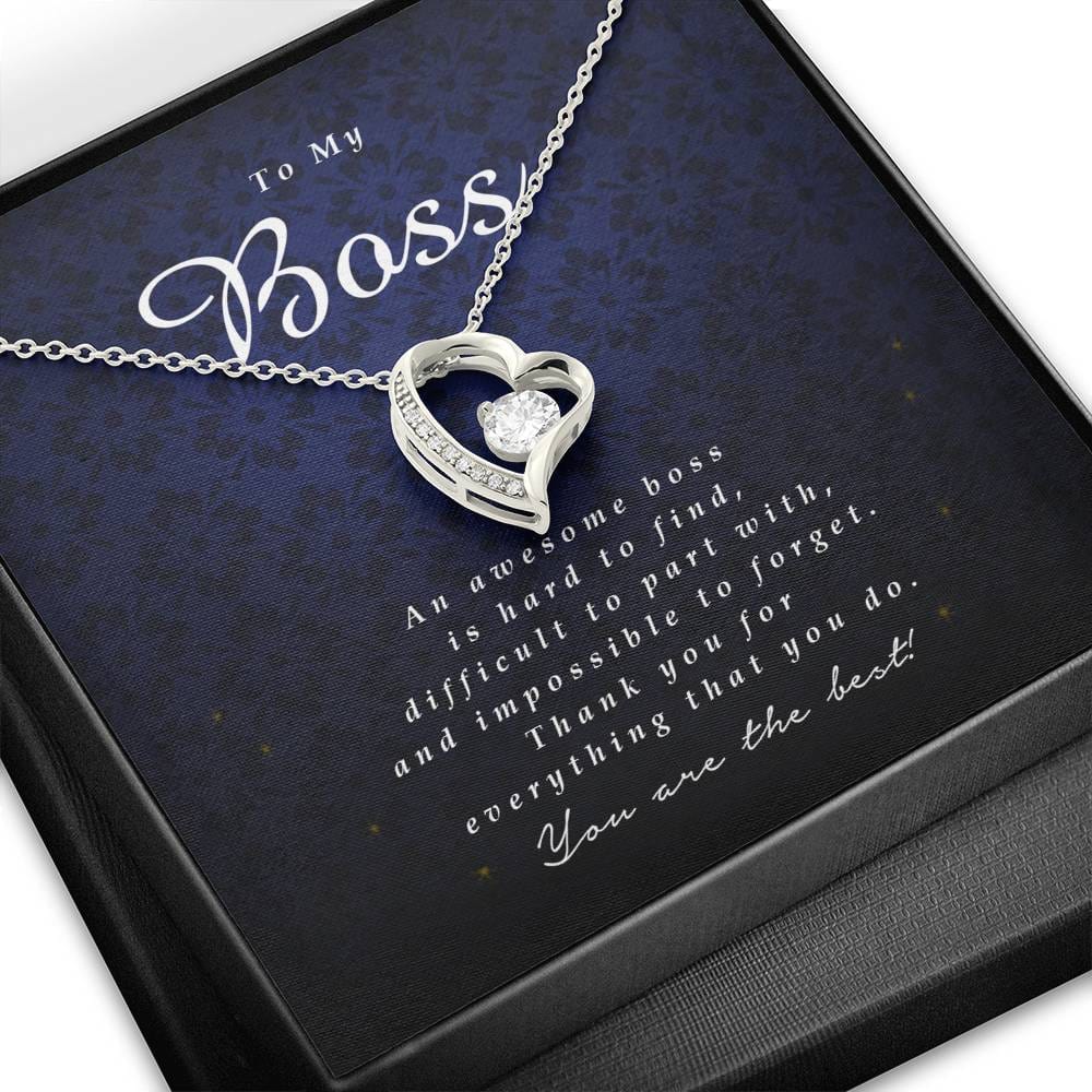 Forever Heart Necklace, To My Boss