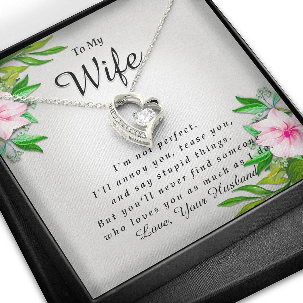 Forever Heart Necklace, To My Wife