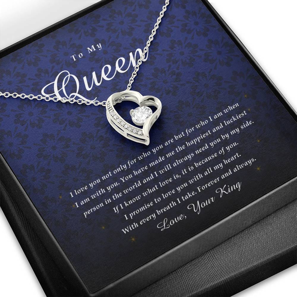 Forever Heart Necklace, To My Queen