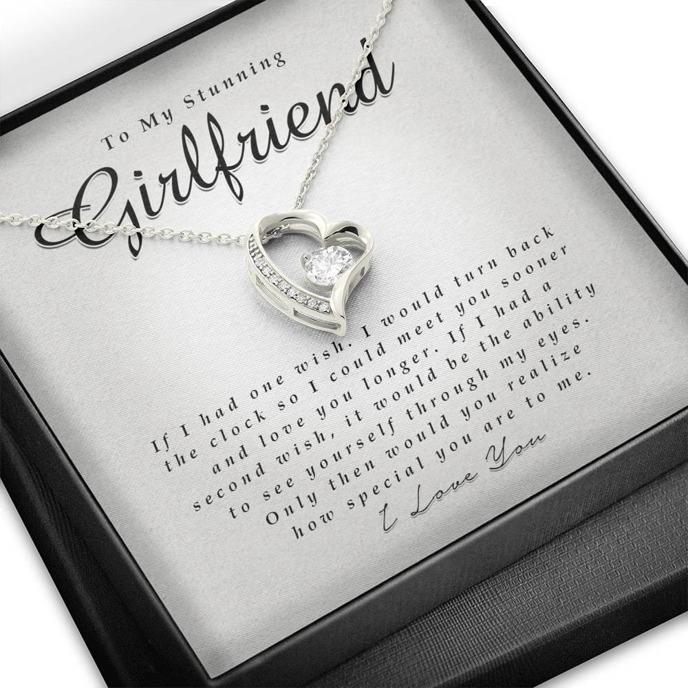 Forever Heart Necklace, To My Stunning Girlfriend
