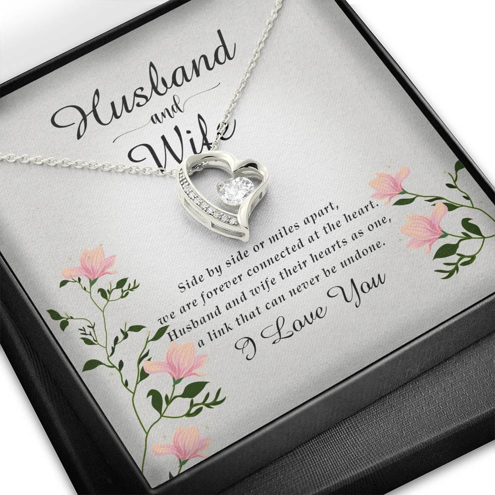 Forever Heart Necklace, To My Wife from Husband