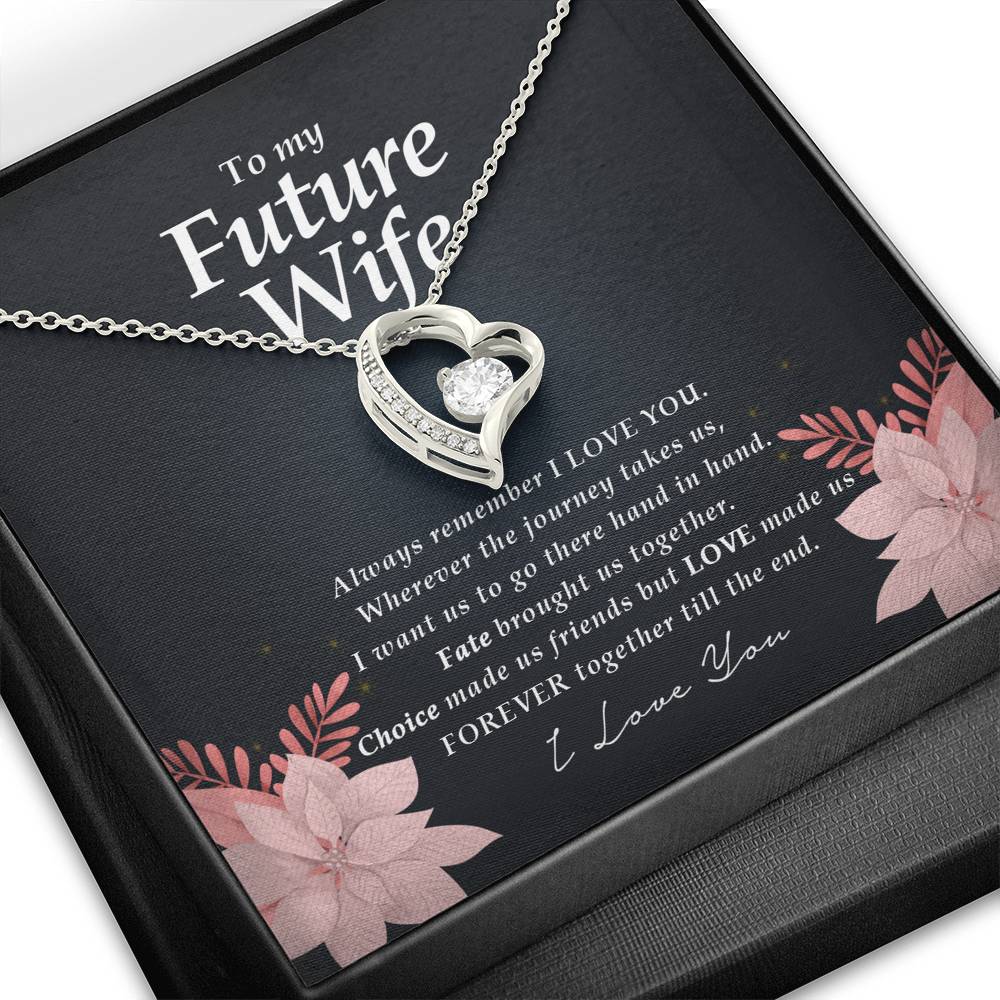 Forever Heart Necklace, To My Future Wife