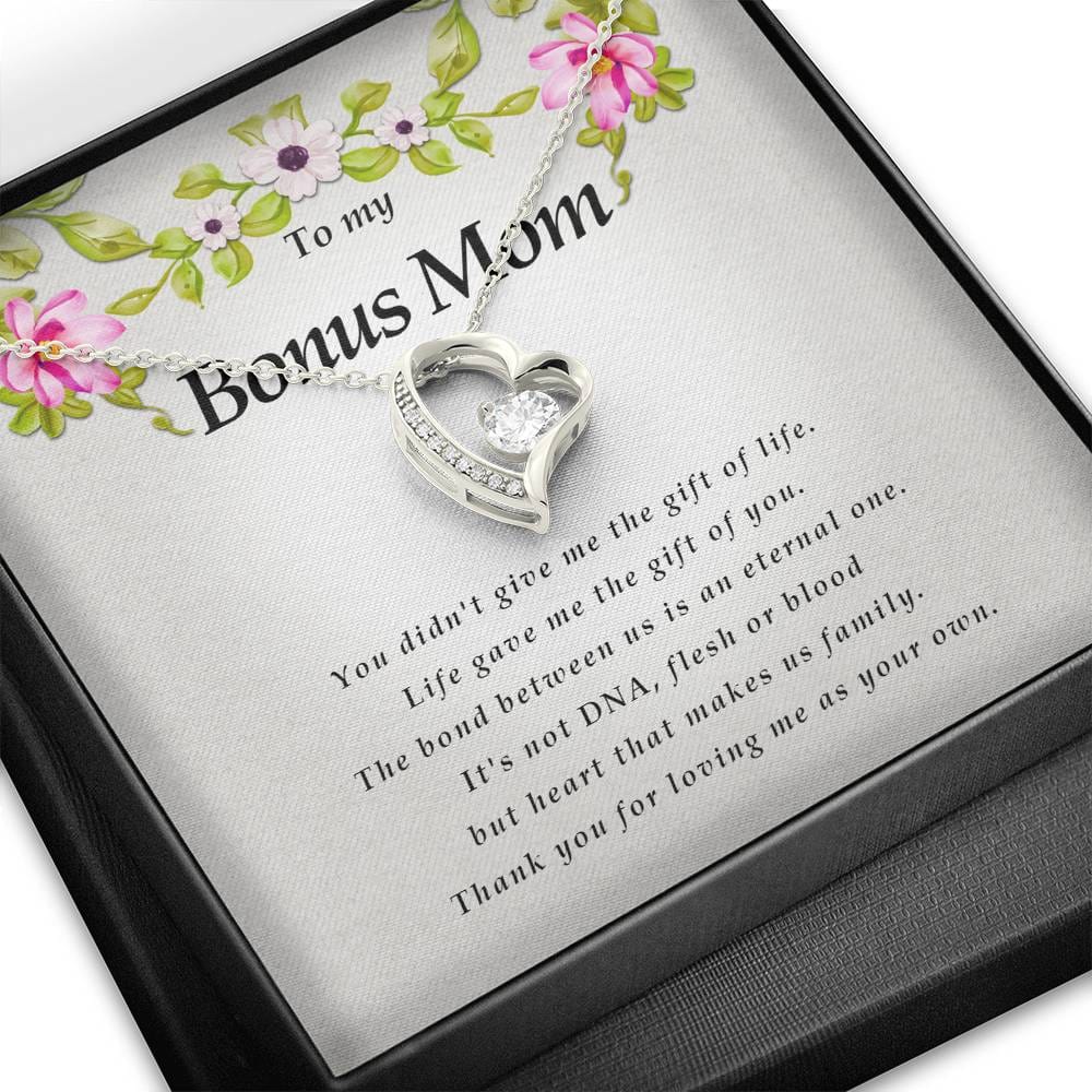 Forever Heart Necklace, Bonus Mom Necklace