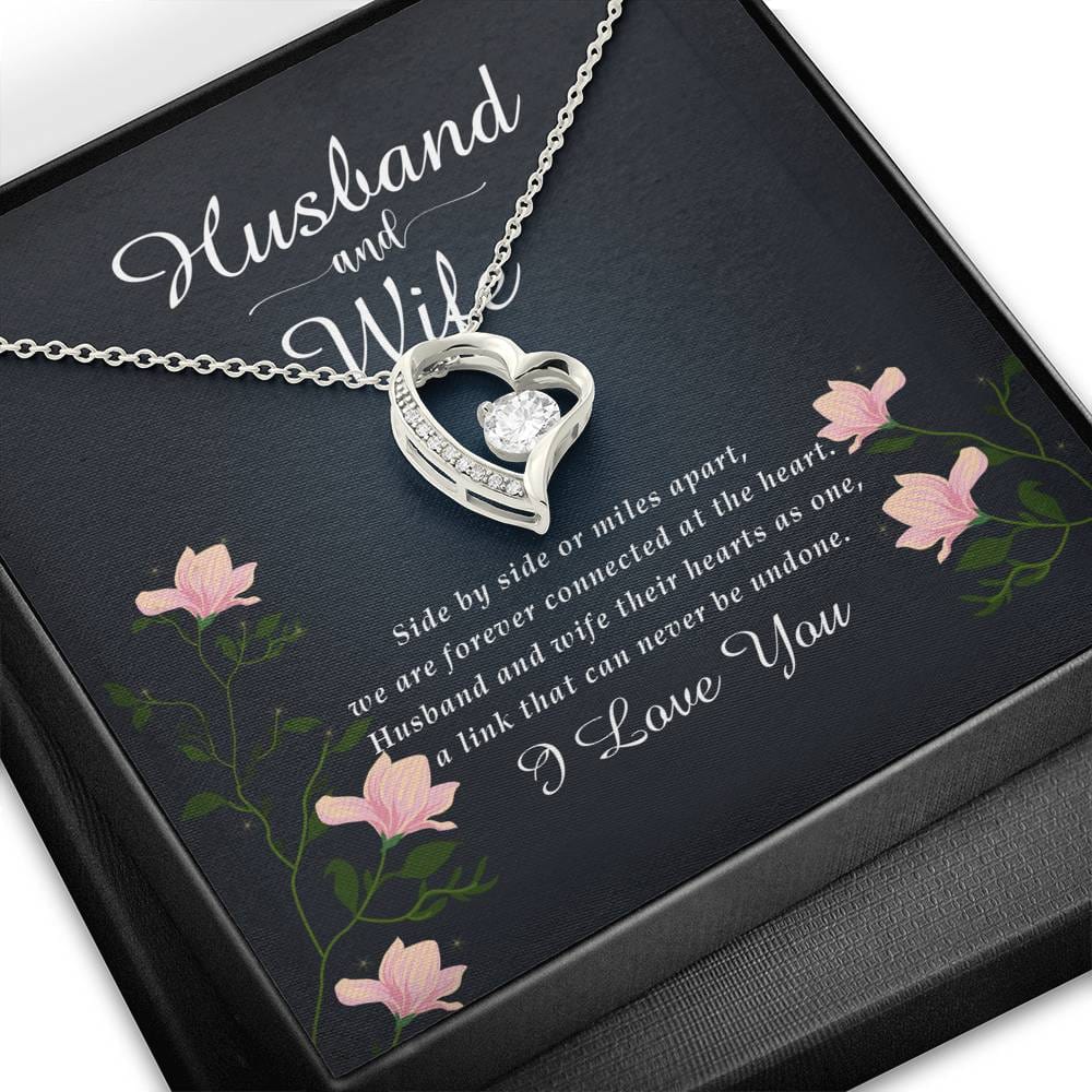 Forever Heart Necklace, To My Wife from Husband