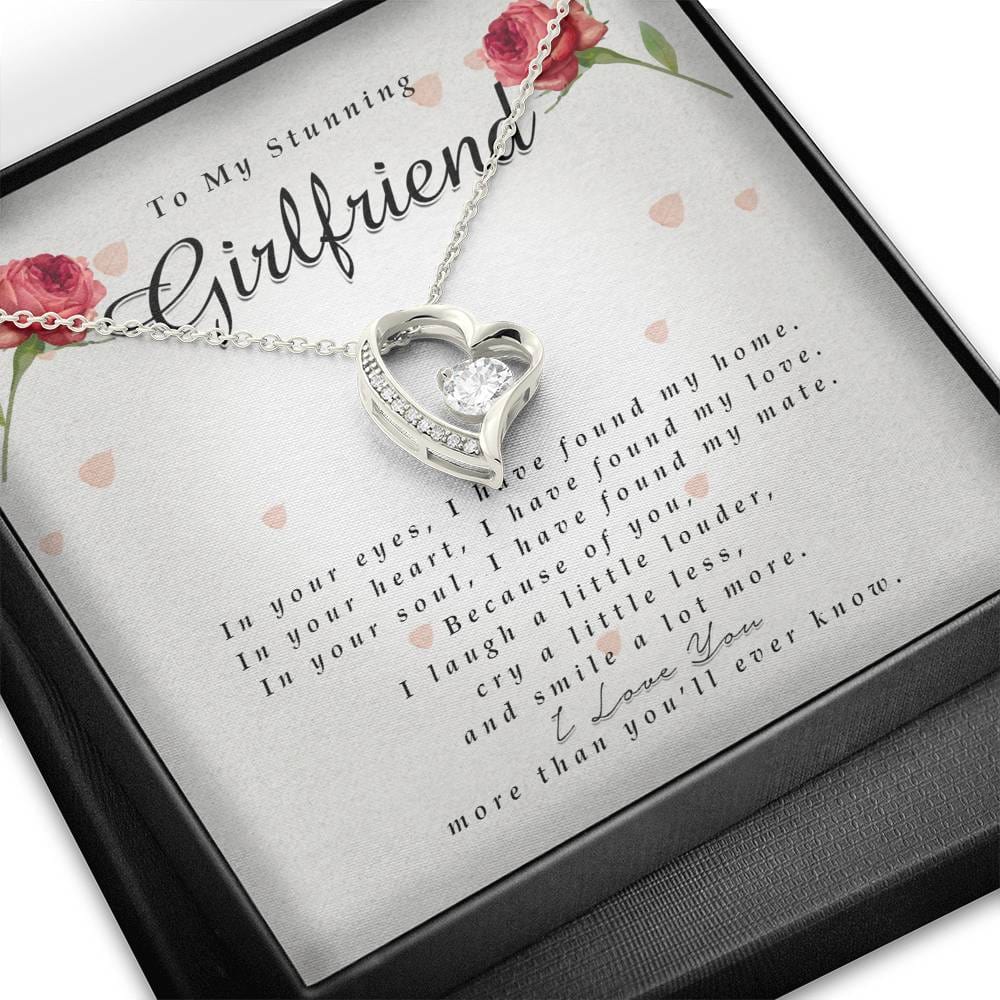 Forever Heart Necklace, To My Stunning Girlfriend