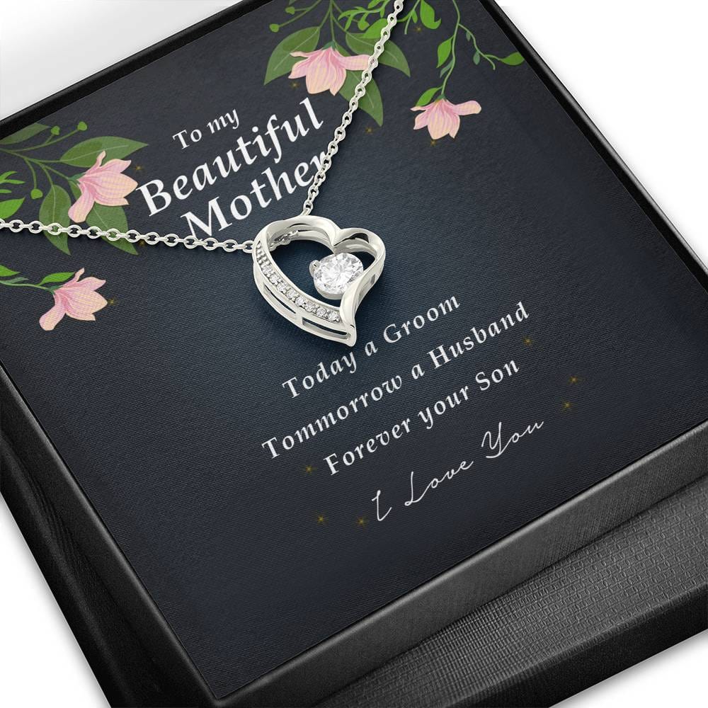 Forever Heart Necklace, To My Beautiful Mother