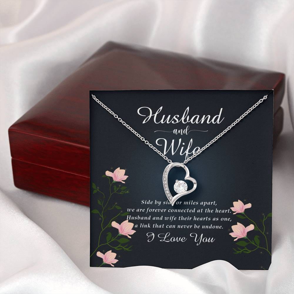 Forever Heart Necklace, To My Wife from Husband