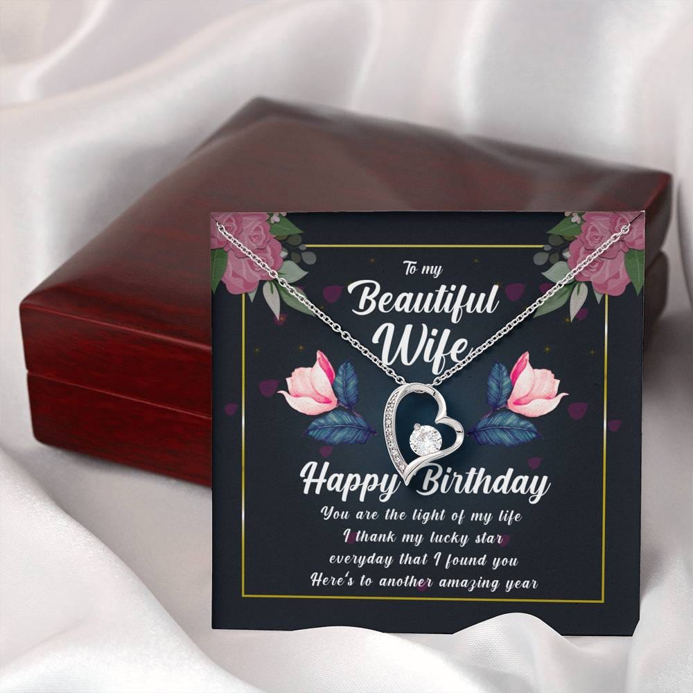 Best Wife Gift from Husband, Forever Heart Necklace