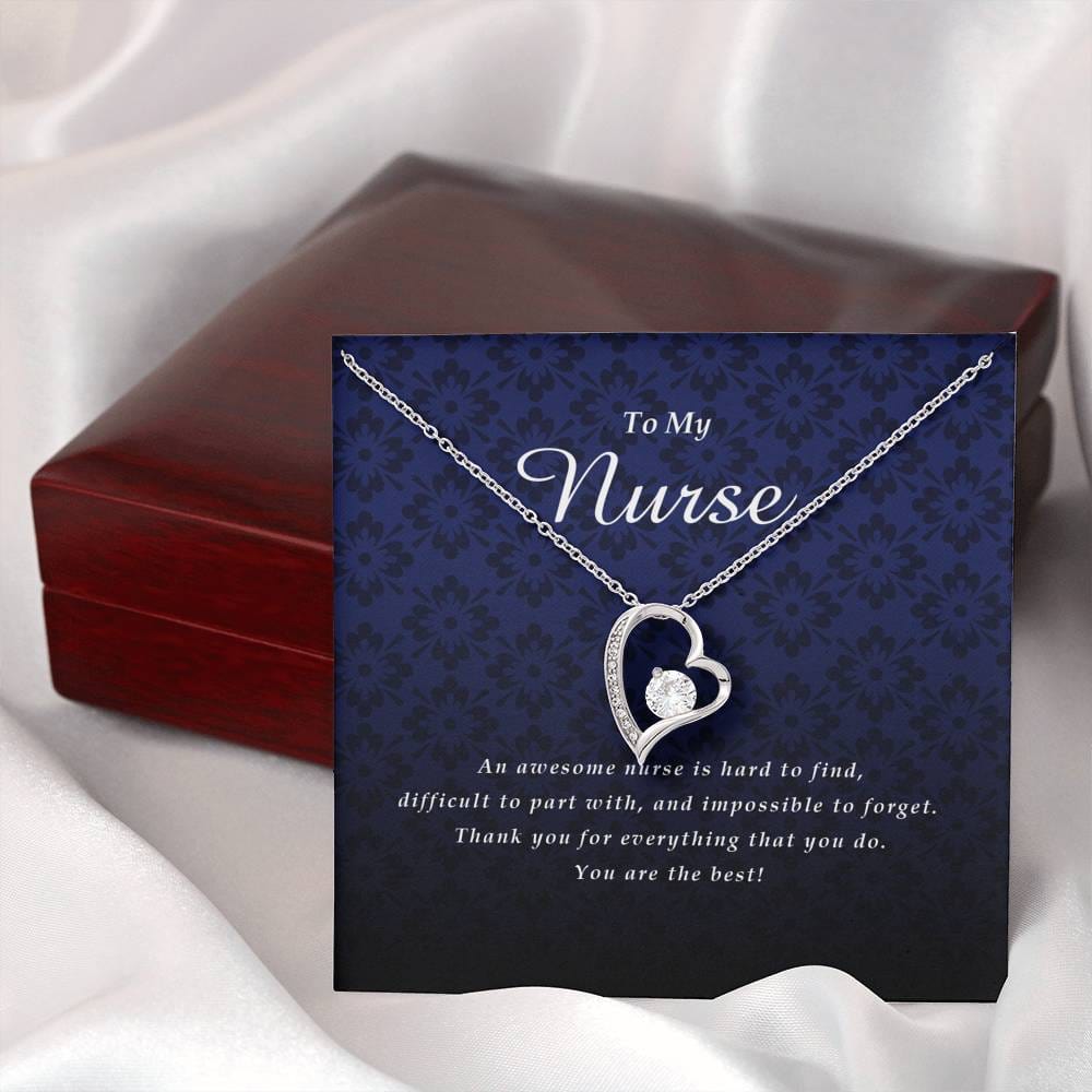 Forever Heart Necklace, Nurse Gift