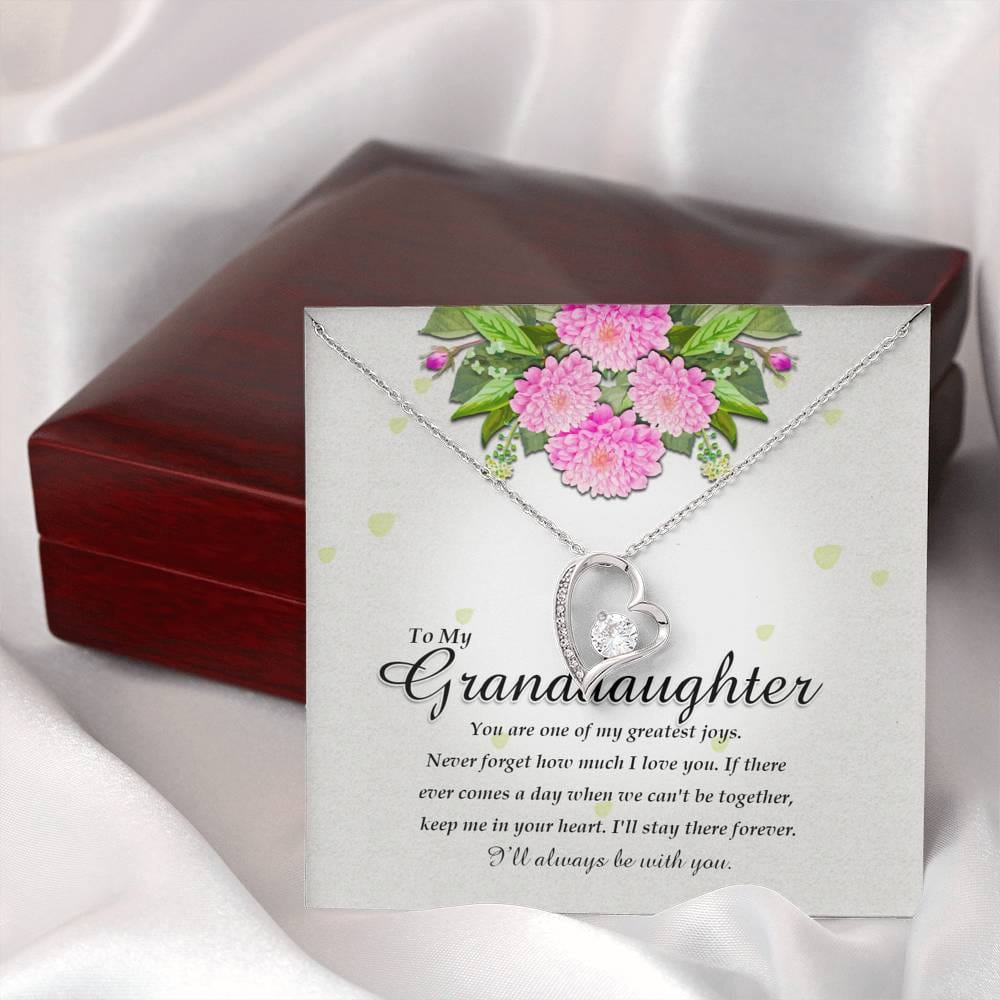 Forever Heart Necklace, Granddaughter Gift