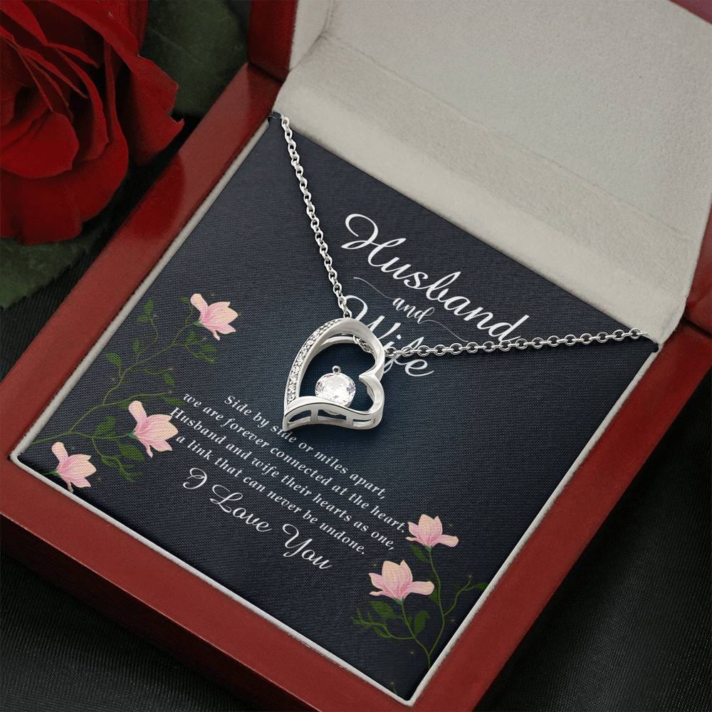 Forever Heart Necklace, To My Wife from Husband