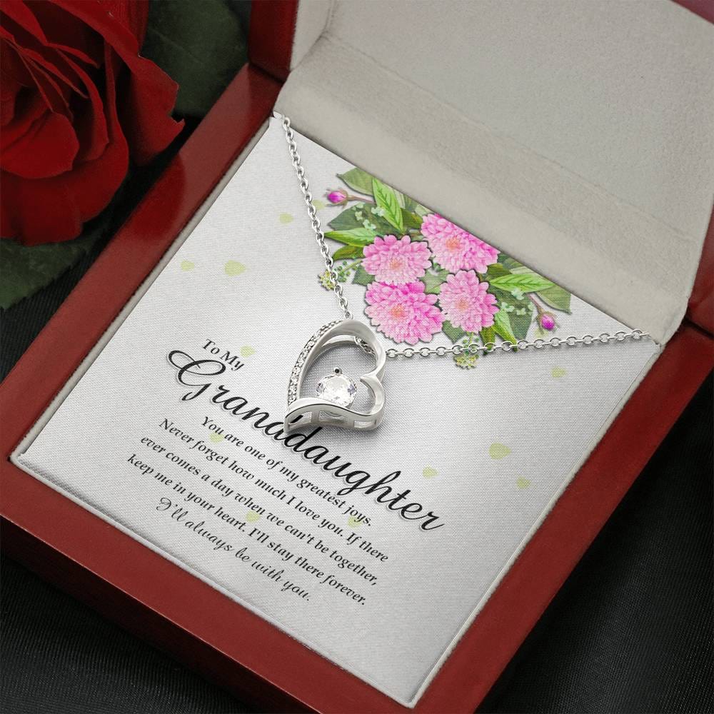Forever Heart Necklace, Granddaughter Gift