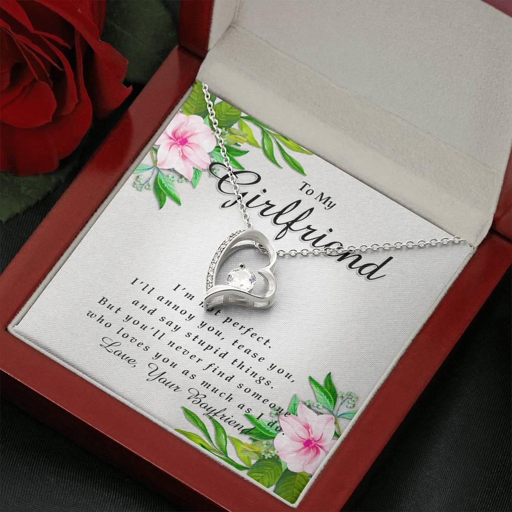 Forever Heart Necklace, To My Girlfriend