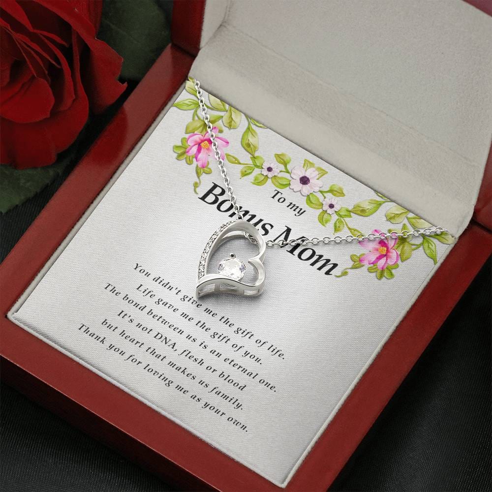 Forever Heart Necklace, Bonus Mom Necklace