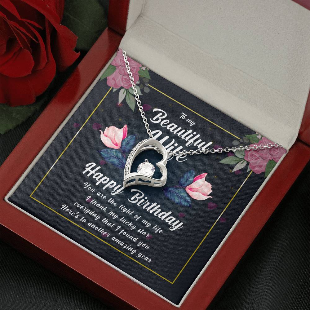 Best Wife Gift from Husband, Forever Heart Necklace