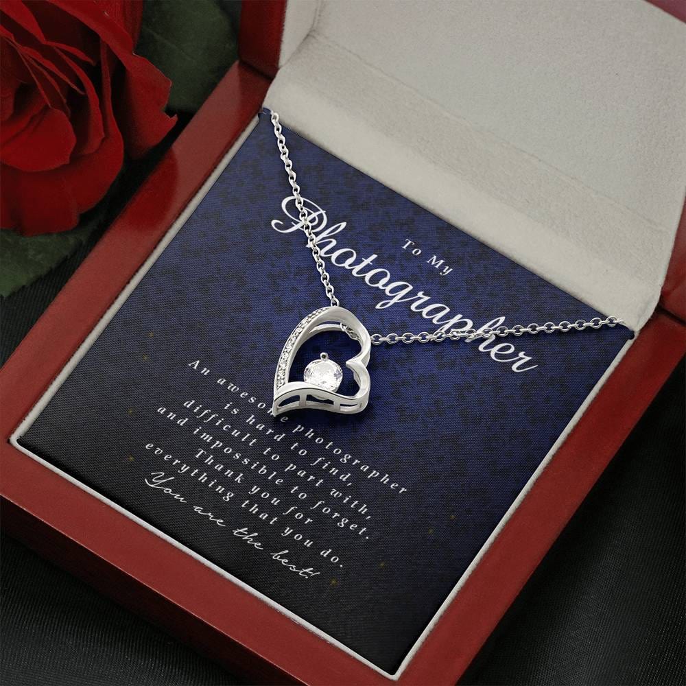Forever Heart Necklace, To My Photographer