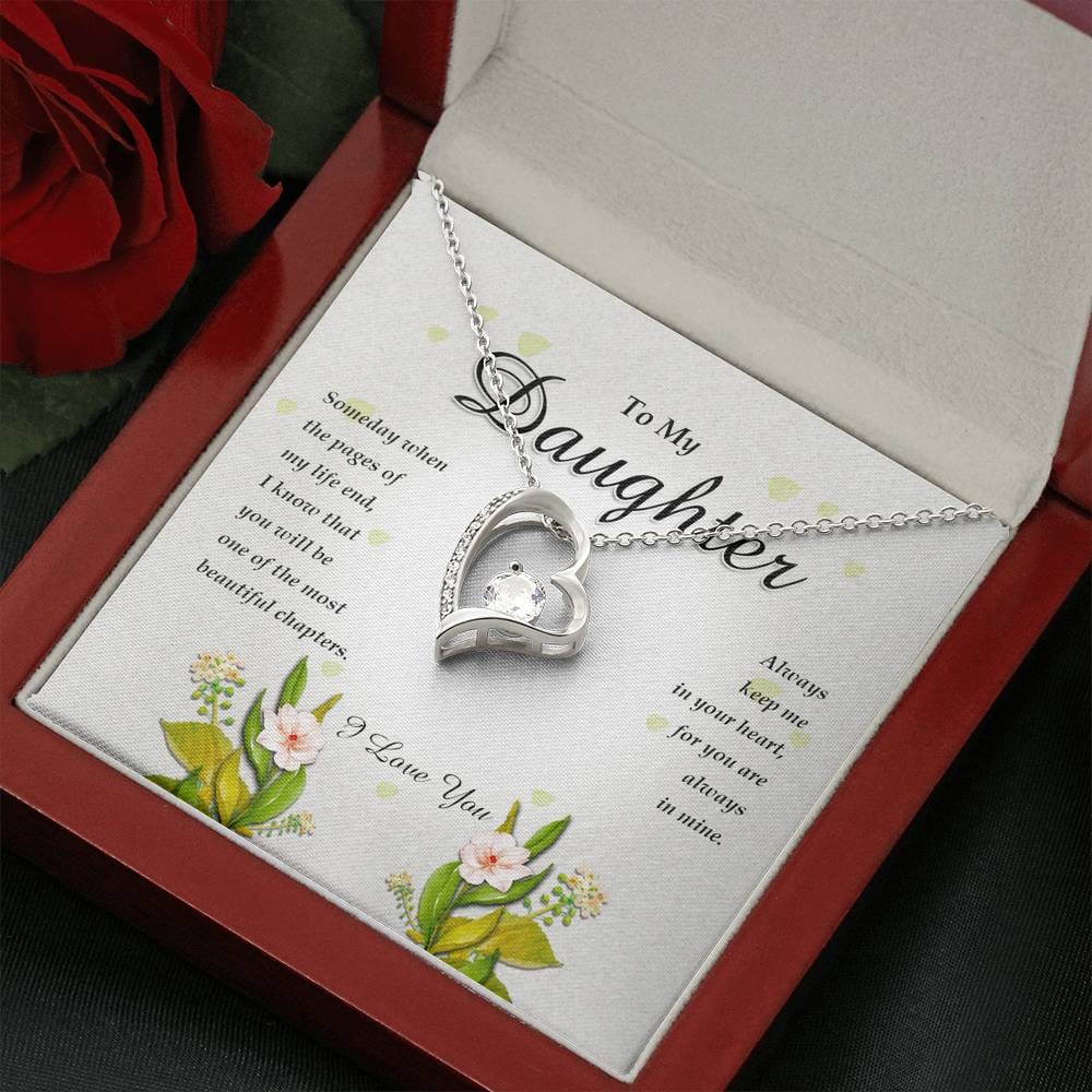 Forever Heart Necklace, To My Daughter