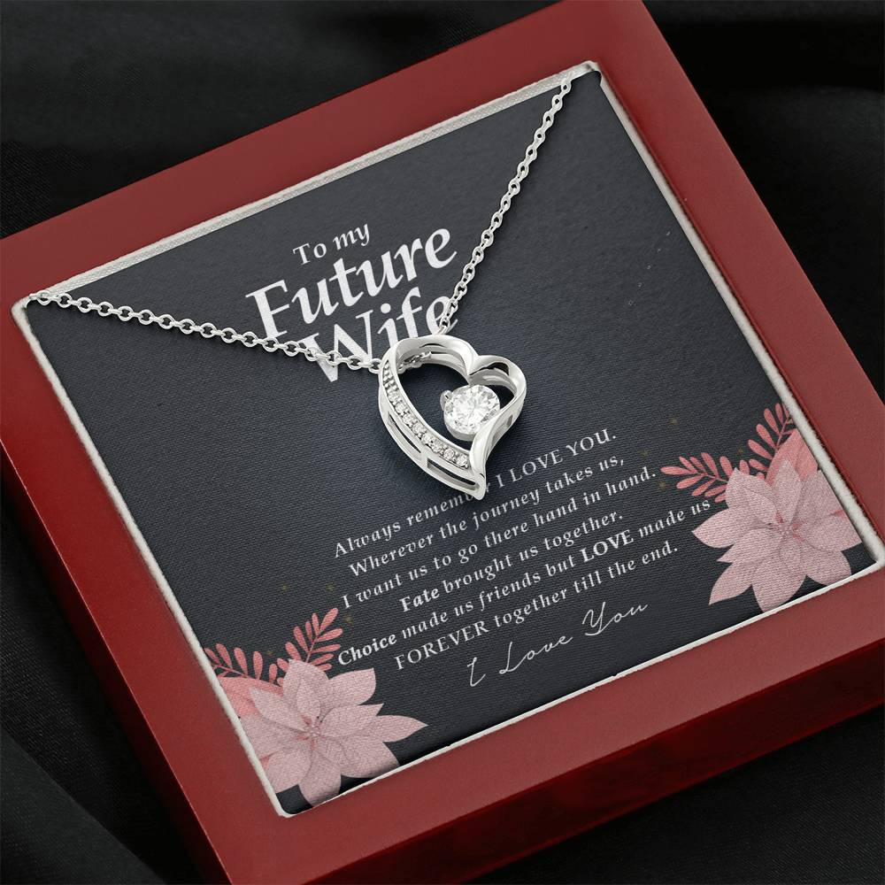Forever Heart Necklace, To My Future Wife