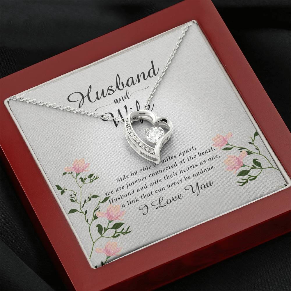 Forever Heart Necklace, To My Wife from Husband