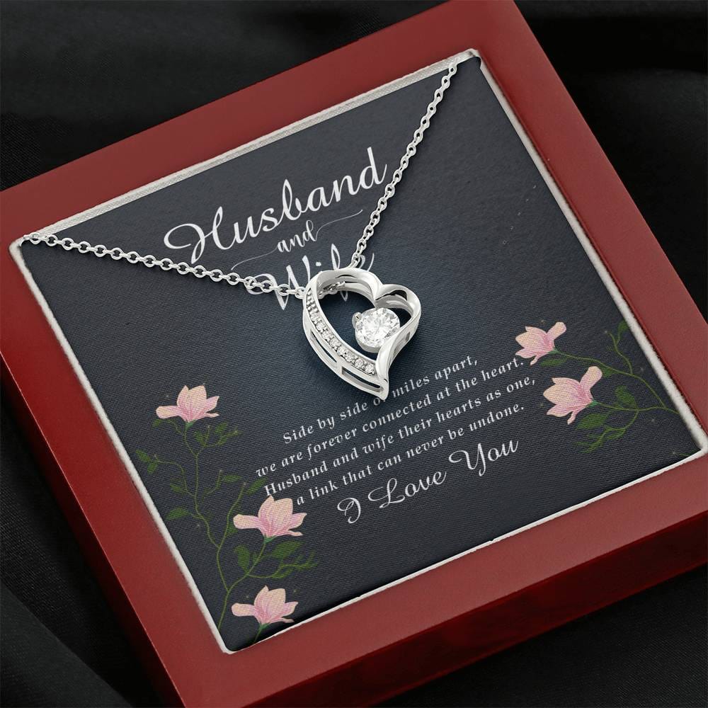 Forever Heart Necklace, To My Wife from Husband