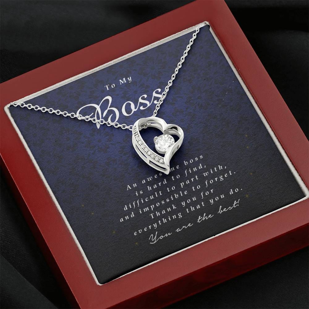 Forever Heart Necklace, To My Boss